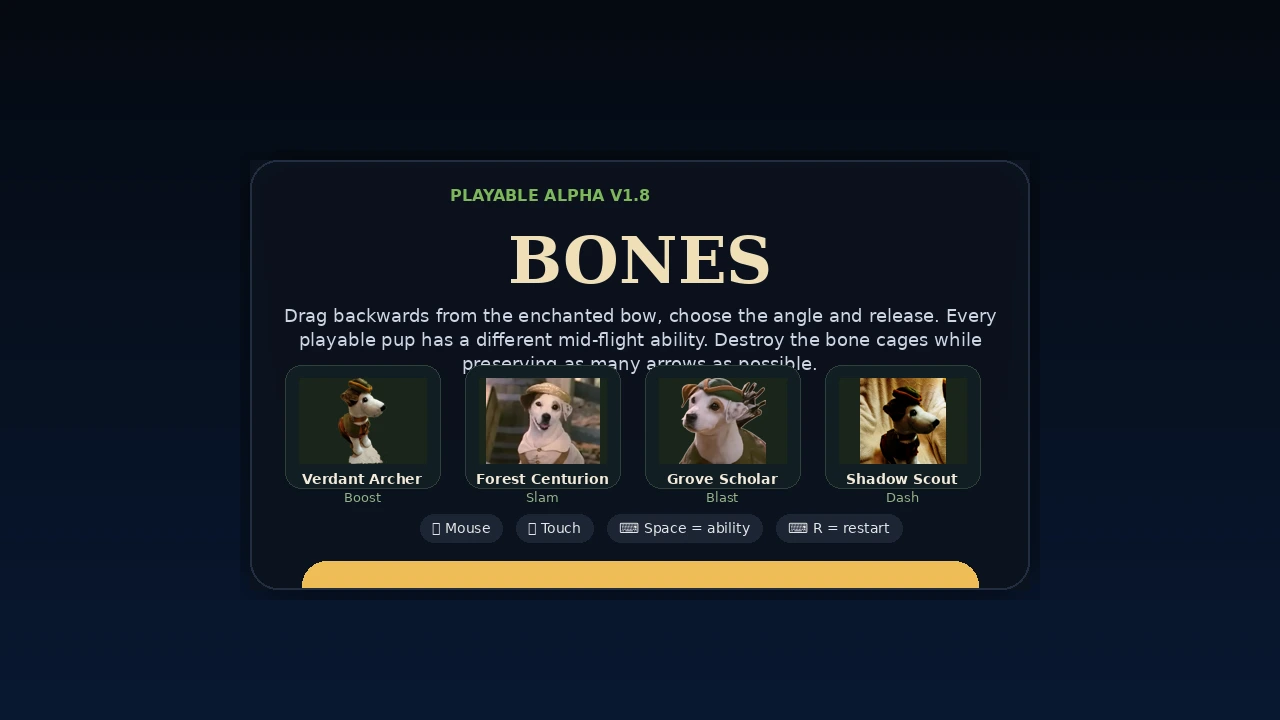 BONES playable game preview